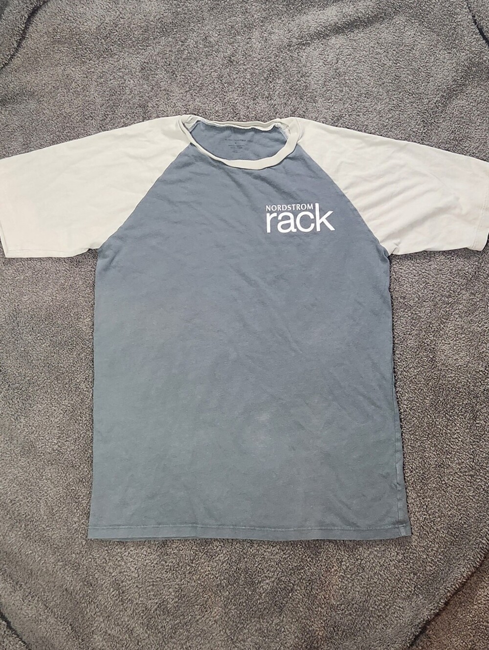 Grey Nordstrom Rack Short-Sleeve Baseball Tee